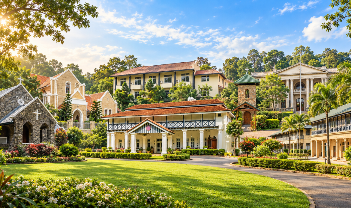 AI Generated Depiction of the Anglican Schools of Sri Lanka